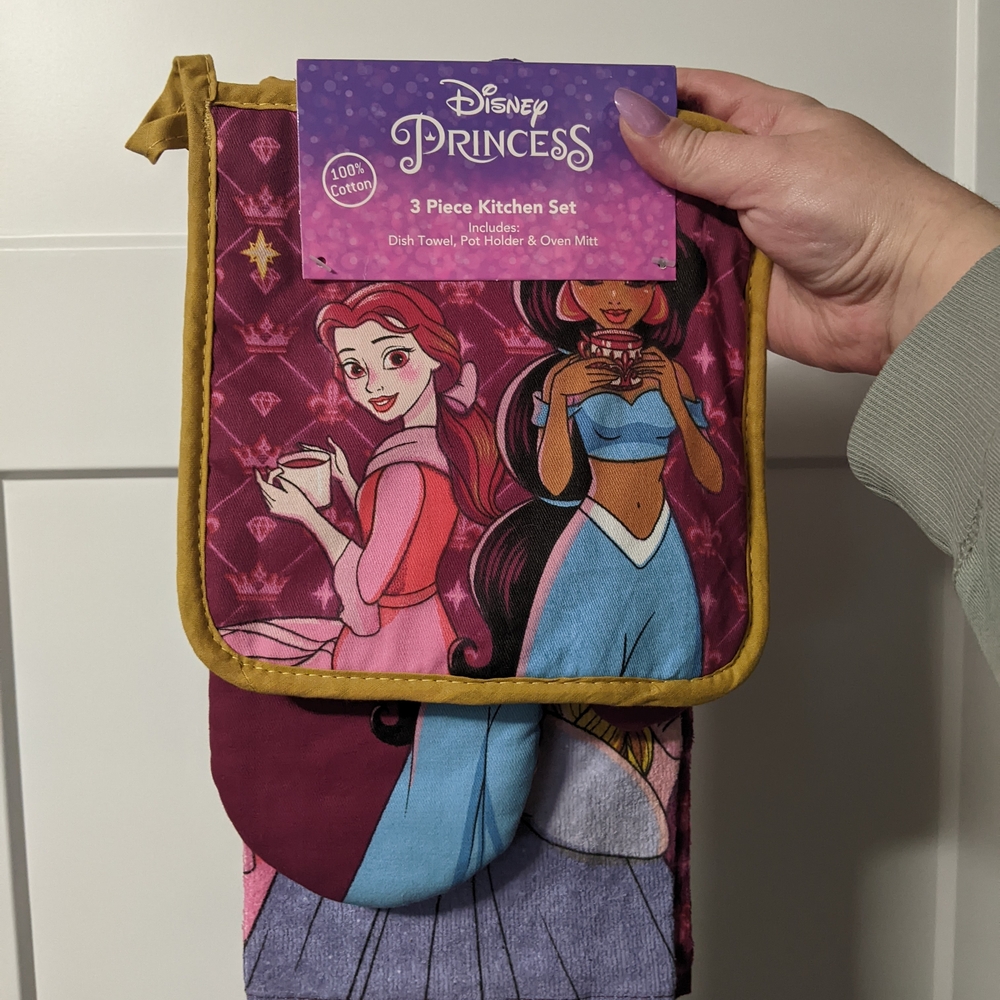 NWT Disney Princess 3-Piece Kitchen Set